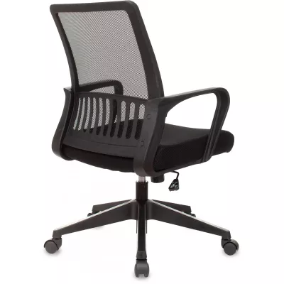 Кресло Бюрократ MC-201 черный TW-01 TW-11 сетка/ткань крестов. пластик