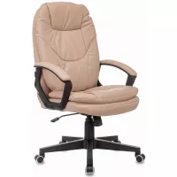 Кресло руководителя Бюрократ CH-868N бежевый Or-14 экокожа крестов. пластик