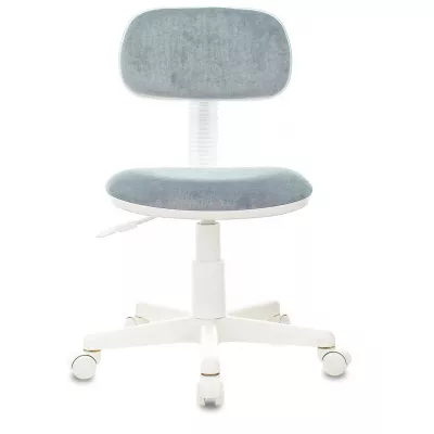 Кресло детское Бюрократ CH-W201NX серо-голубой Light-28 крестов. пластик белый пластик белый