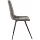 Стул для дома Бюрократ CH-K1 т.серый Holland 18 металл черный на ножках (CH-K1_1/HL18)