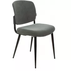 Стул для дома Бюрократ CH-K8 серый Alfa 44 металл черный на ножках (CH-K8_1/GREY)