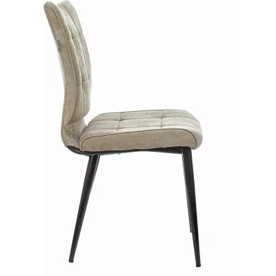 Стул для дома Бюрократ CH-K10 песочный Light 21 металл черный на ножках (CH-K10_1/LT21)