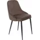 Стул для дома Бюрократ CH-K3_2 комплект 2шт коричневый Light 10 металл черный на ножках (CH-K3_1/LT10_2)