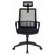 Кресло Бюрократ MC-201-H черный TW-01 TW-11 сетка/ткань с подголов. крестов. пластик
