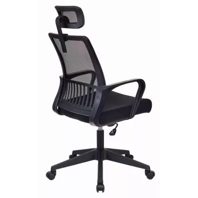 Кресло Бюрократ MC-201-H черный TW-01 TW-11 сетка/ткань с подголов. крестов. пластик