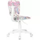 Кресло детское Бюрократ CH-W204NX мультиколор луна розовая крестов. пластик пластик белый