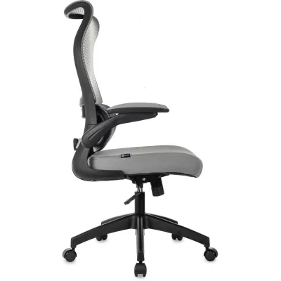 Кресло эргономичное Бюрократ Sigma 1 серый сетка/ткань крестов. пластик