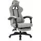 Кресло игровое Knight Lord/F серый Camby 82 крестов. пластик подст.для ног
