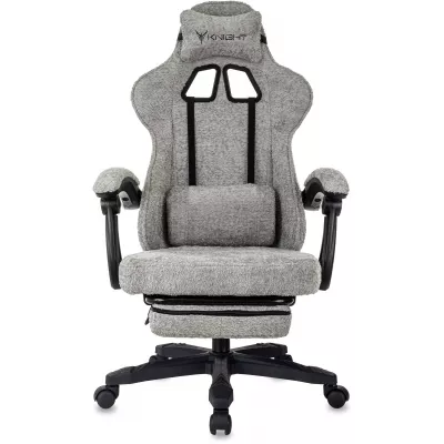 Кресло игровое Knight Lord/F серый Camby 82 крестов. пластик подст.для ног