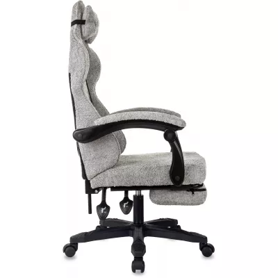 Кресло игровое Knight Lord/F серый Camby 82 крестов. пластик подст.для ног