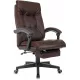 Кресло руководителя Бюрократ CH-824MSG-BF коричневый ткань/эко.кожа крестов. пластик подст.для ног