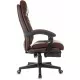 Кресло руководителя Бюрократ CH-824MSG-BF коричневый ткань/эко.кожа крестов. пластик подст.для ног