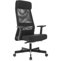 Кресло эргономичное Бюрократ T-995 черный TW-01 сетка/ткань крестов. металл черный