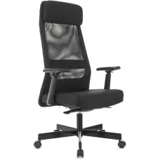 Кресло эргономичное Бюрократ T-995 черный TW-01 сетка/ткань крестов. металл черный