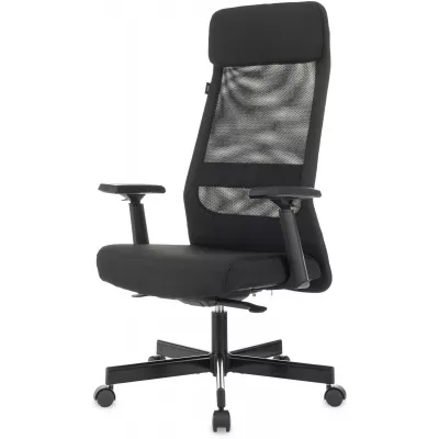 Кресло эргономичное Бюрократ T-995 черный TW-01 сетка/ткань крестов. металл черный