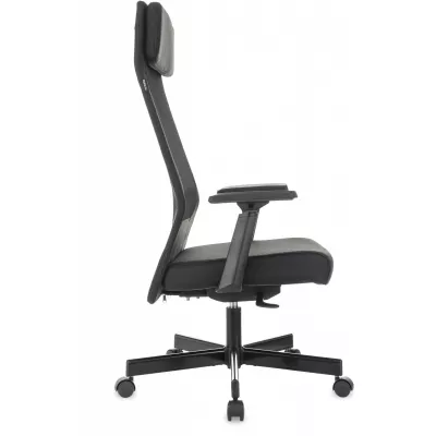 Кресло эргономичное Бюрократ T-995 черный TW-01 сетка/ткань крестов. металл черный