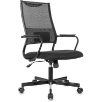 Кресло руководителя Бюрократ CH Balance черный Elastic-102 TW-11 сетка/ткань крестов. металл черный