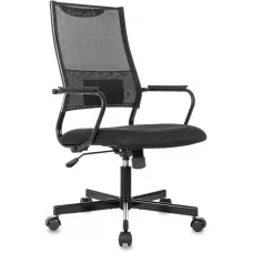 Кресло руководителя Бюрократ CH Balance черный Elastic-102 TW-11 сетка/ткань крестов. металл черный