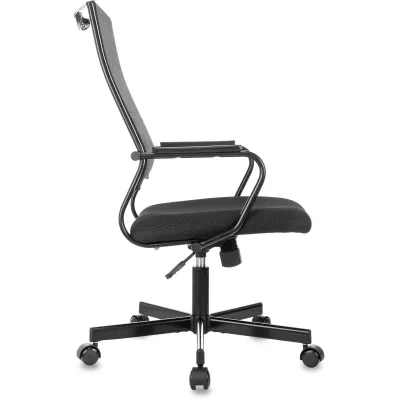 Кресло руководителя Бюрократ CH Balance черный Elastic-102 TW-11 сетка/ткань крестов. металл черный