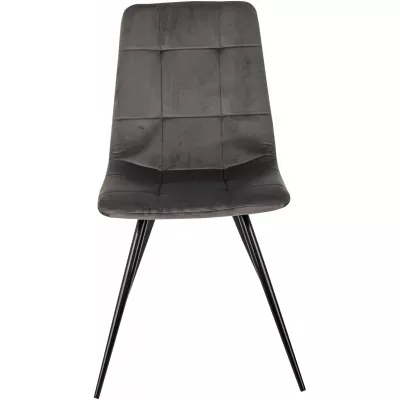 Стул для дома Бюрократ CH-K1_4 комплект 4шт т.серый Holland 18 металл черный на ножках (CH-K1_1/HL18_4)