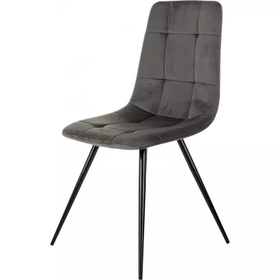 Стул для дома Бюрократ CH-K1_4 комплект 4шт т.серый Holland 18 металл черный на ножках (CH-K1_1/HL18_4)