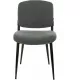 Стул для дома Бюрократ CH-K8_2 комплект 2шт серый Alfa 44 металл черный на ножках (CH-K8_1/GREY_2)