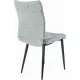 Стул для дома Бюрократ CH-K10 серо-голуб. Light 28 металл черный на ножках (CH-K10_1/LT28)