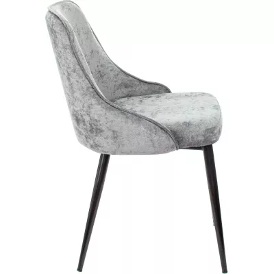 Стул для дома Бюрократ CH-K3_2 комплект 2шт серый Light 19 металл черный на ножках (CH-K3_1/LT19_2)