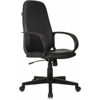 Кресло руководителя Бюрократ CH-808AXSN черный Or-16 экокожа крестов. пластик