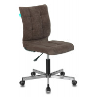 Кресло Бюрократ CH-330M темно-коричневый Light-10 крестов. металл хром