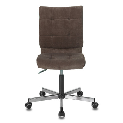 Кресло Бюрократ CH-330M темно-коричневый Light-10 крестов. металл хром