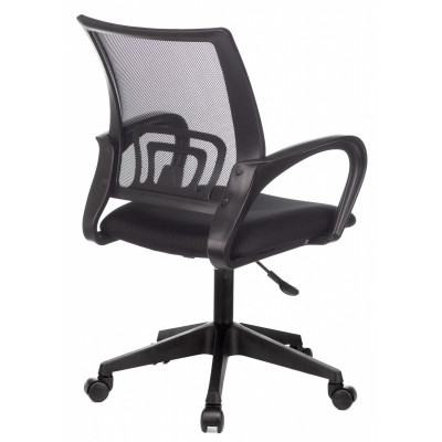 Кресло Бюрократ CH-695NLT черный TW-01 сиденье черный TW-11 сетка/ткань крестов. пластик