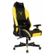 Кресло игровое Knight Neon черный/желтый соты экокожа с подголов. крестов. металл