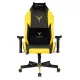 Кресло игровое Knight Neon черный/желтый соты экокожа с подголов. крестов. металл