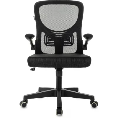 Кресло Бюрократ MC-101 черный TW-01 TW-11 сетка/ткань крестов. пластик