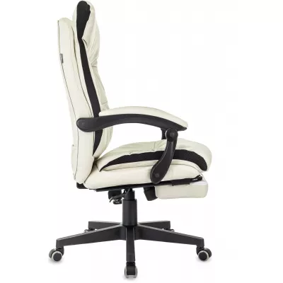 Кресло руководителя Бюрократ CH-824MSG-BF слоновая кость ткань/эко.кожа пластик