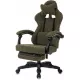 Кресло игровое Knight Lord/F хаки экомех крестов. пластик подст.для ног