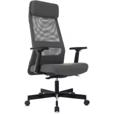 Кресло эргономичное Бюрократ T-995 серый TW-04 Neo Grey сетка/ткань с подголов. крестов. металл черный