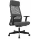 Кресло эргономичное Бюрократ T-995 серый TW-04 Neo Grey сетка/ткань с подголов. крестов. металл черный