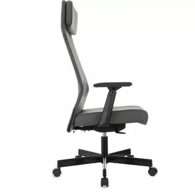 Кресло эргономичное Бюрократ T-995 серый TW-04 Neo Grey сетка/ткань с подголов. крестов. металл черный