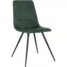 Стул для дома Бюрократ CH-K1 зеленый Holland 30 металл черный на ножках (CH-K1_1/HL30)