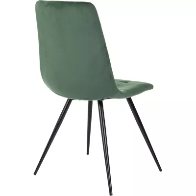 Стул для дома Бюрократ CH-K1 зеленый Holland 30 металл черный на ножках (CH-K1_1/HL30)