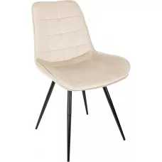 Стул для дома Бюрократ CH-K2 бежевый Holland 06 металл черный на ножках (CH-K2_1/HL07)