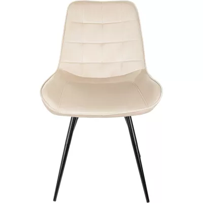 Стул для дома Бюрократ CH-K2 бежевый Holland 06 металл черный на ножках (CH-K2_1/HL07)