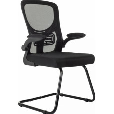 Кресло Бюрократ MC-109 черный TW-01 TW-11 сетка/ткань полозья металл черный