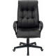 Кресло руководителя Бюрократ CH-824 черный экокожа крестов. пластик