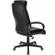 Кресло руководителя Бюрократ CH-824 черный экокожа крестов. пластик
