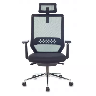 Кресло эргономичное Бюрократ MC-612N-H черный TW-01 38-418 сетка/ткань с подголов. крестов. металл хром