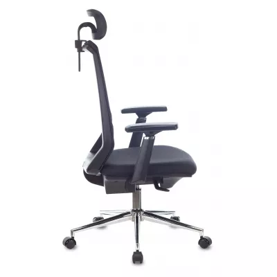 Кресло эргономичное Бюрократ MC-612N-H черный TW-01 38-418 сетка/ткань с подголов. крестов. металл хром