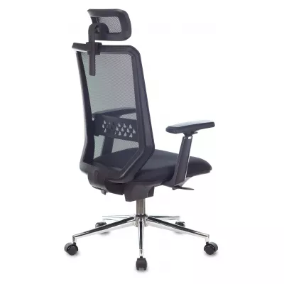 Кресло эргономичное Бюрократ MC-612N-H черный TW-01 38-418 сетка/ткань с подголов. крестов. металл хром